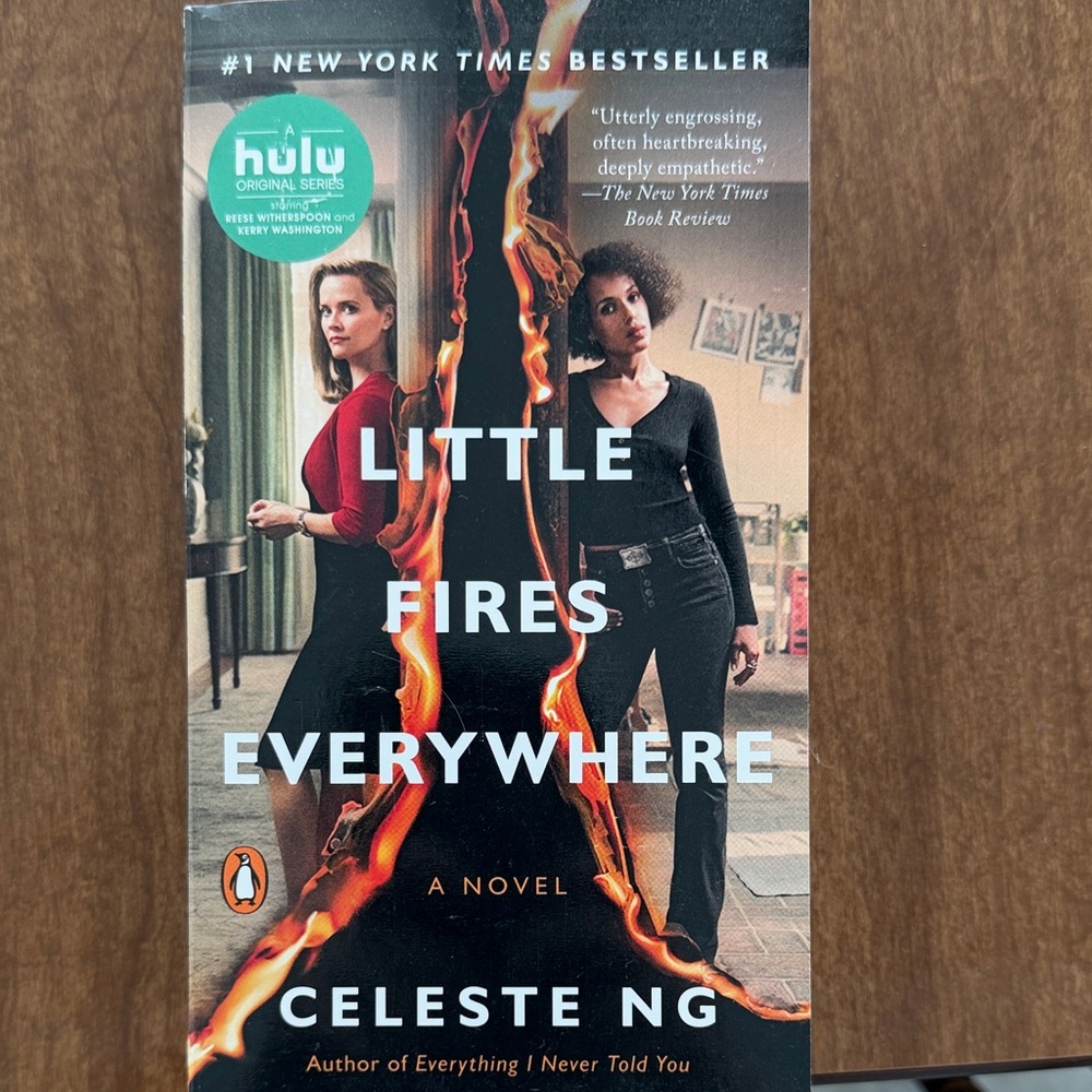 Little Fires Everywhere by Celeste Ng - Paperback Novel